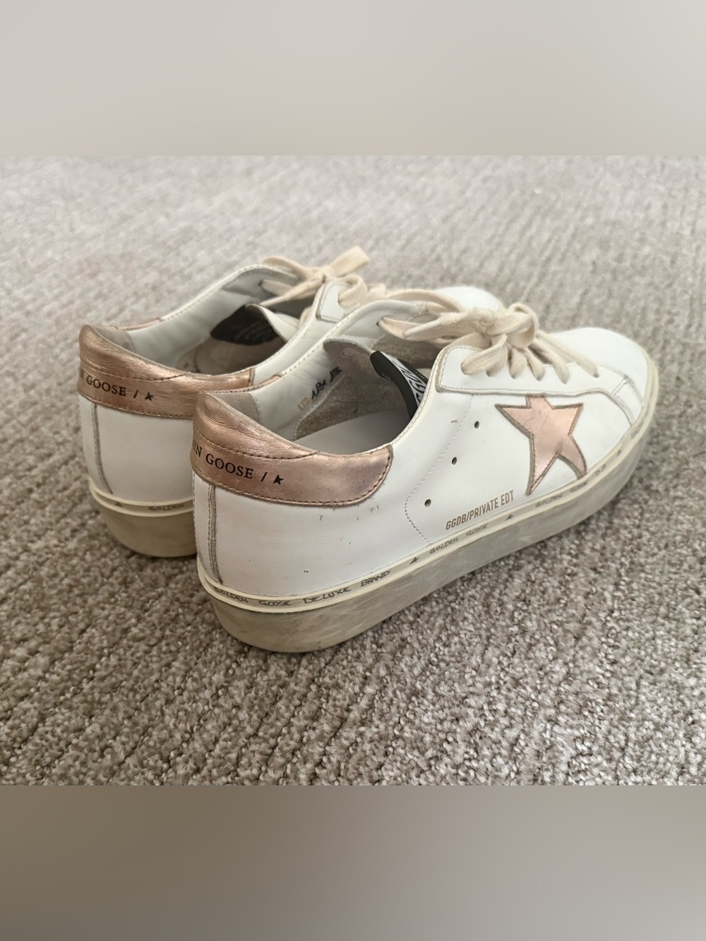 Golden Goose Hi Star Low Top Platform Sneaker - Picture 6 of 9